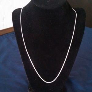 24" Sterling Serpentine Necklace